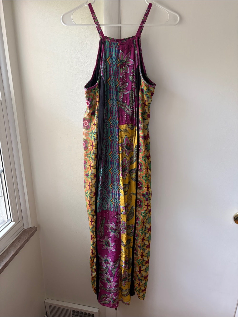 Anthropologie Floreat Patchwork Maxi Dress
